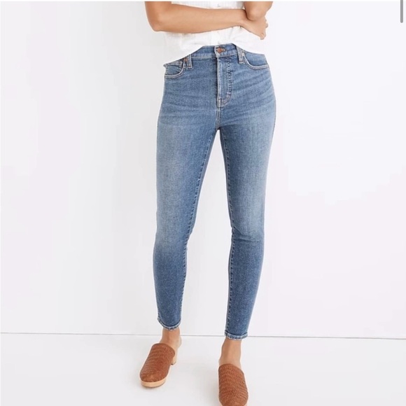 Madewell size 26 10” high rise skinny crop - Picture 2 of 6
